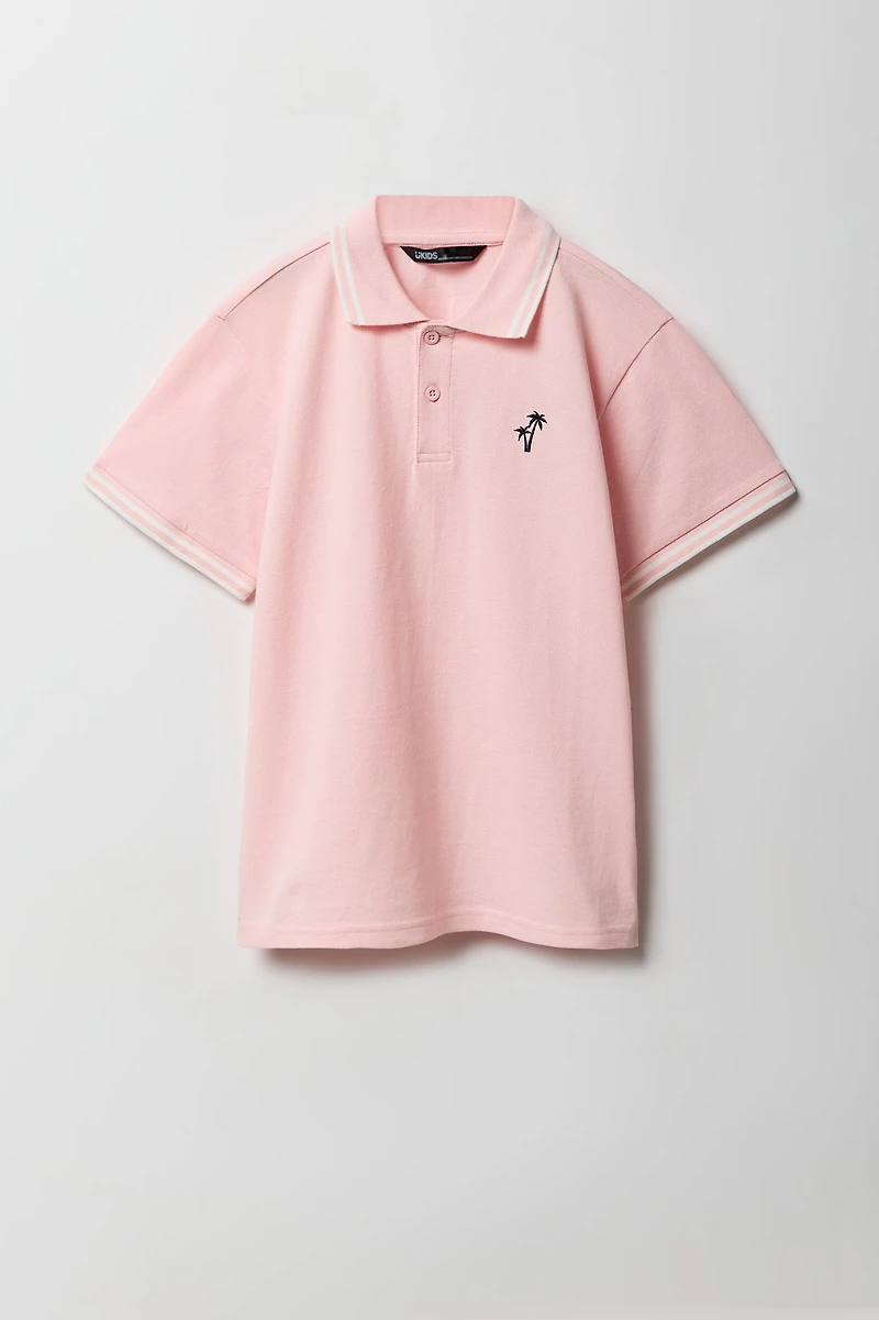Boys Embroidered Polo