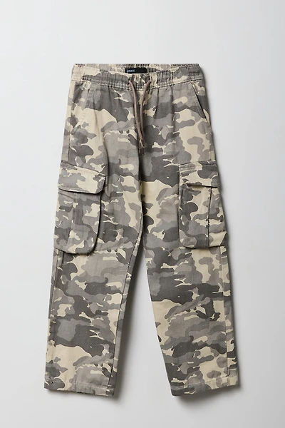 Pantalon cargo à taille coulissante pour garçon