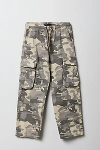 Pantalon cargo à taille coulissante pour garçon