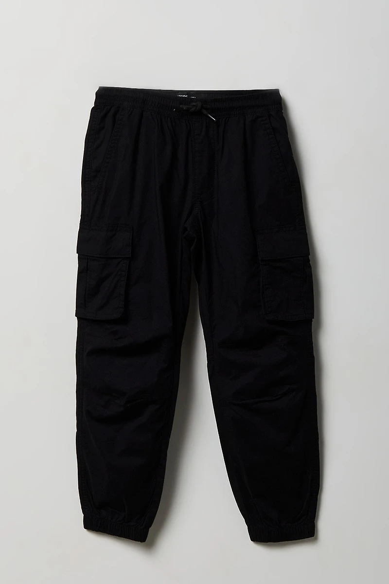 Boys Poplin Cargo Jogger