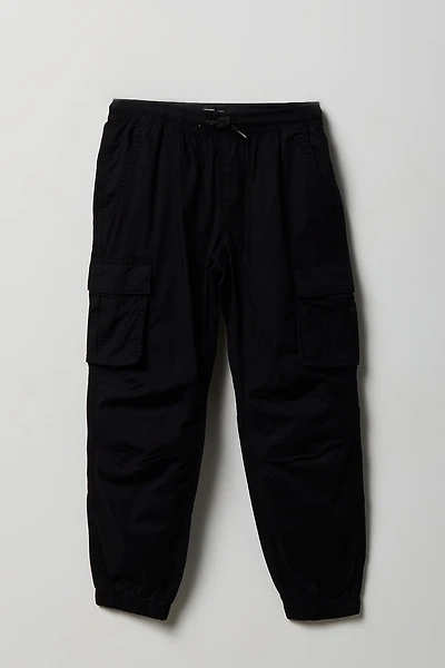 Boys Poplin Cargo Jogger