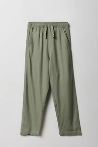 Boys Linen-Blend Relaxed Pant
