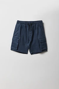 Short cargo à taille coulissante pour garçon