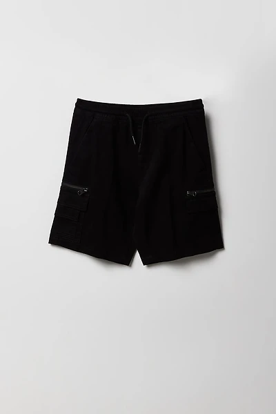 Boys Cargo Zipper Pocket Short