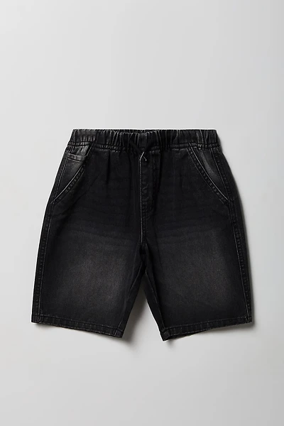 Boys Denim Drawstring Short