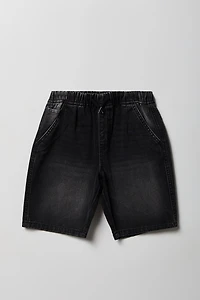 Boys Denim Drawstring Short
