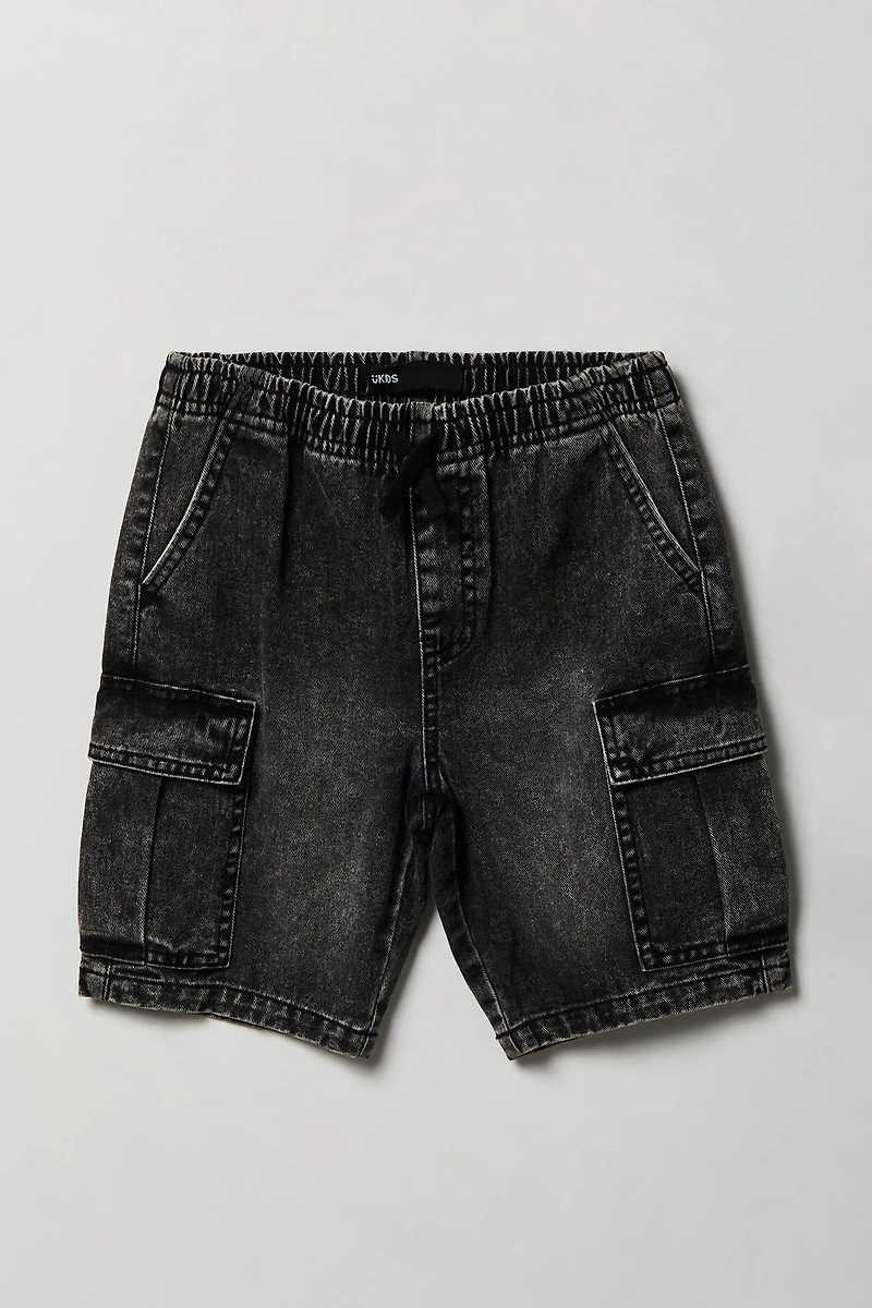 Boys Cargo Denim Short