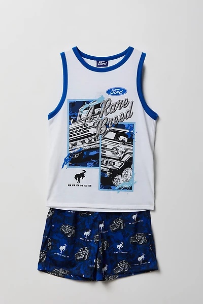 Kids Ford Bronco Tank & Short Pajama Set