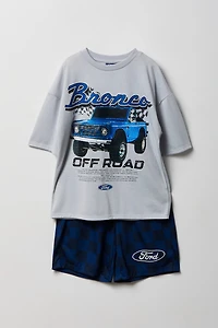 Kids Ford Bronco T-Shirt & Short Pajama Set