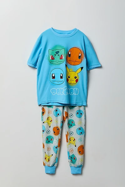 Kids Pokémon T-Shirt & Jogger Pajama Set
