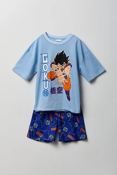 Kids Dragon Ball Z T-Shirt & Short Pajama Set