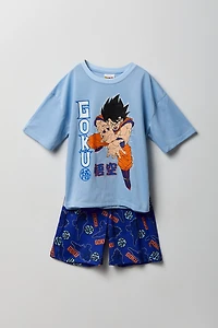 Kids Dragon Ball Z T-Shirt & Short Pajama Set
