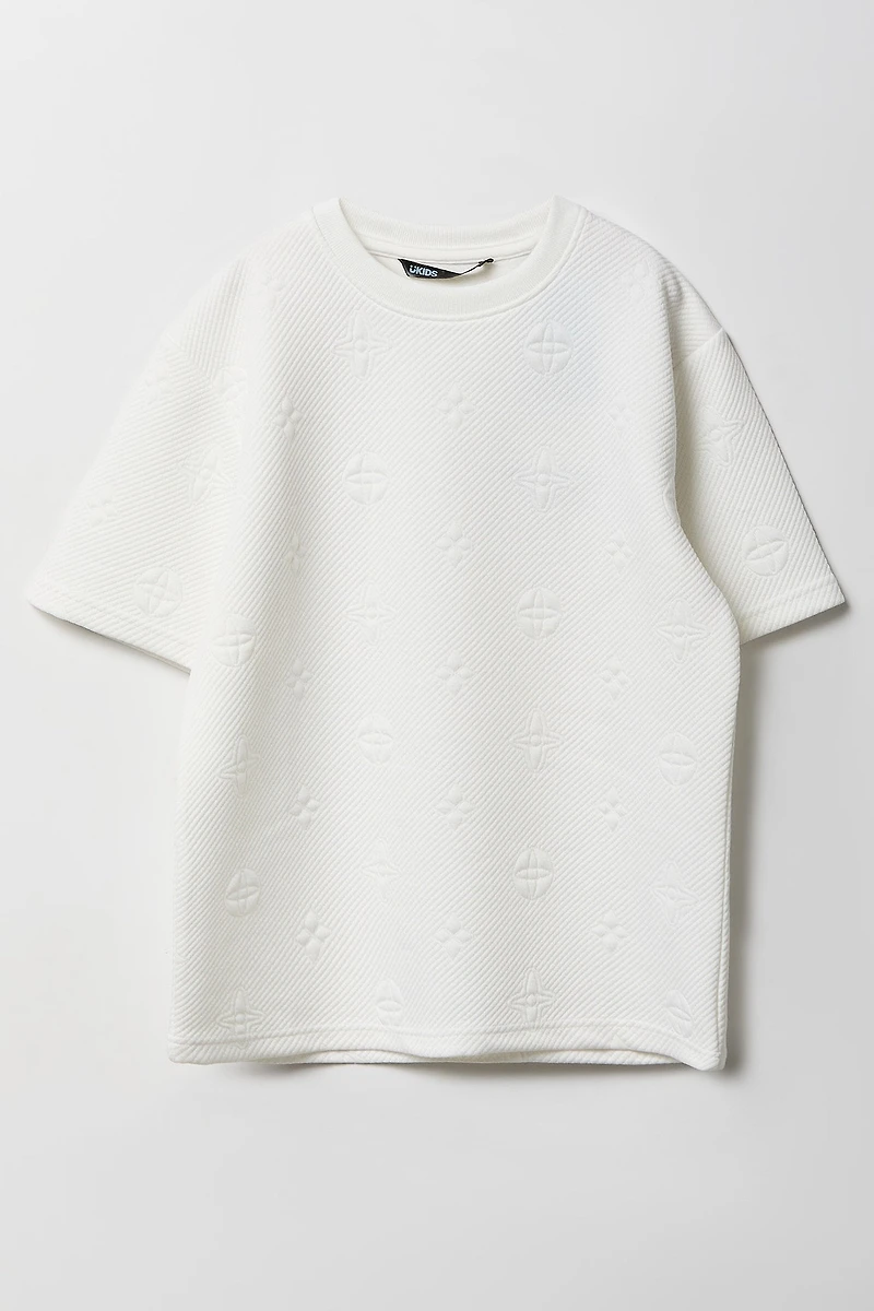 Boys Status Jaquard Knit T-Shirt