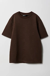 Boys Status Jaquard Knit T-Shirt