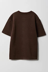 Boys Status Jaquard Knit T-Shirt