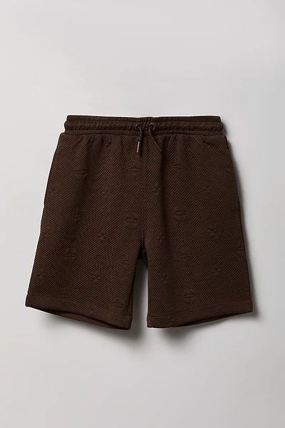 Boys Status Jacquard Knit Short