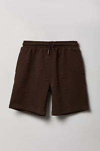 Boys Status Jacquard Knit Short