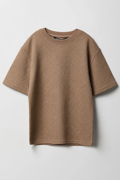 Boys Textured T-Shirt