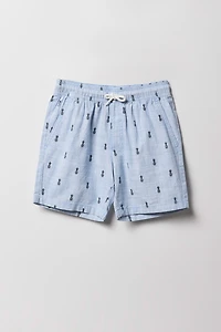 Short à taille coulissante imprimé Summer pour garçons