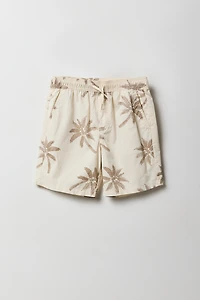 Short à imprimé tropical pour garçons