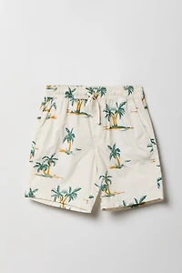 Short imprimé en popeline pour garçon