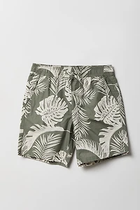 Boys Printed Poplin Short