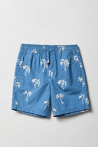 Boys Printed Poplin Short