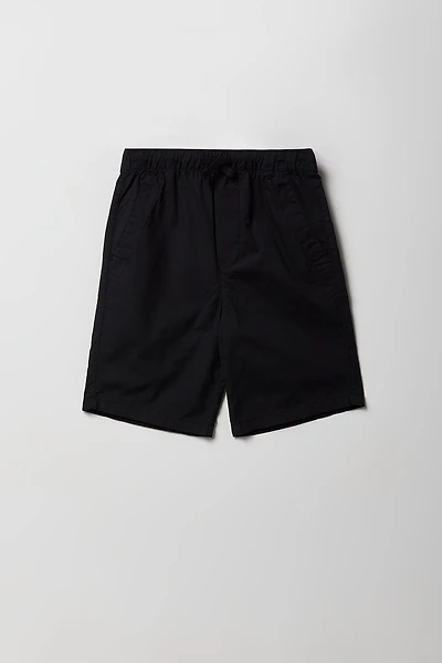 Boys Poplin Drawstring Short