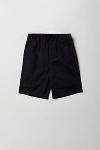 Boys Poplin Drawstring Short