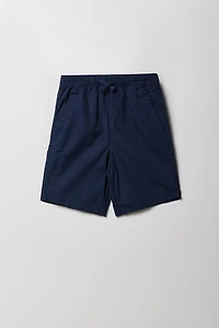 Boys Poplin Drawstring Short