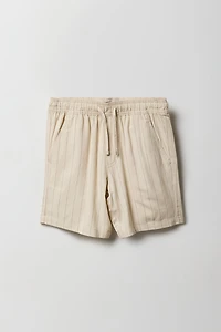 Short en mélange de lin pour garçons