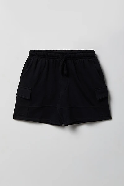Kids Fleece Cargo Short