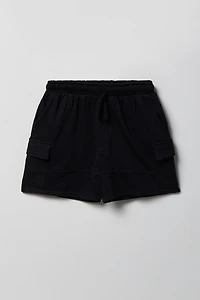 Kids Fleece Cargo Short