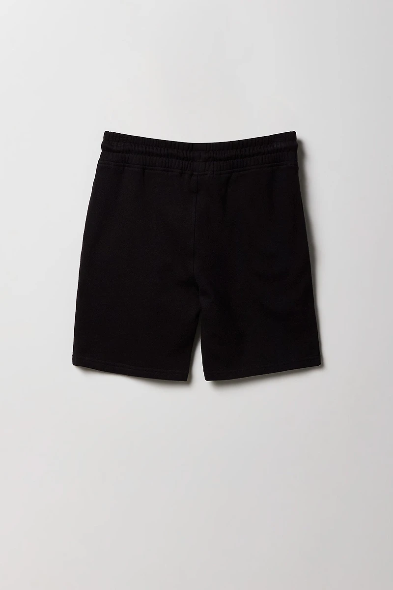 Short en molleton à imprimé LA pour garçon