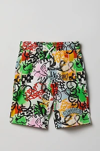 Short en molleton imprimé pour garçon