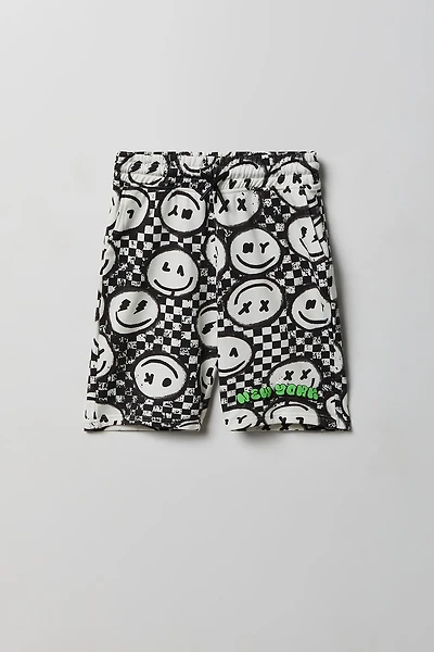 Boys Printed Fleece Short