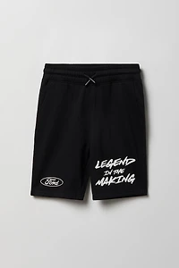 Kids Ford Graphic Fleece Short