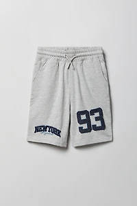 Boys City Graphic Fleece Short