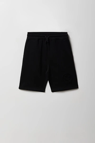 Boys Embossed Fleece Short