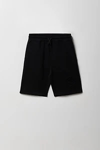 Boys Embossed Fleece Short