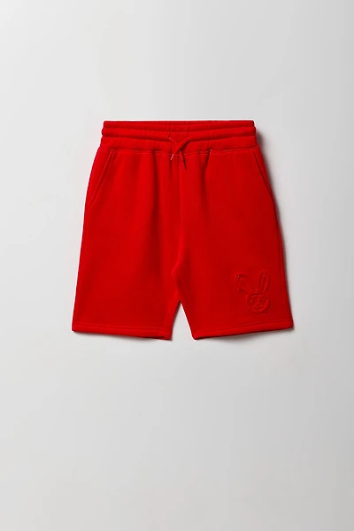 Boys Embossed Fleece Short