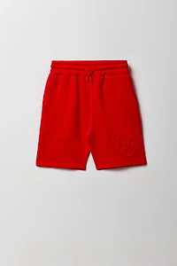 Boys Embossed Fleece Short