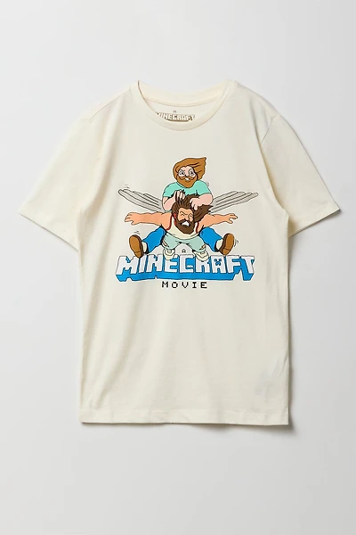 Kids Minecraft Movie Graphic T-Shirt