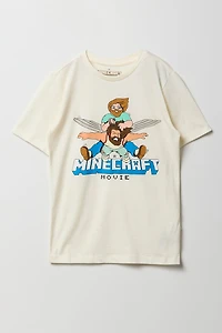 Kids Minecraft Movie Graphic T-Shirt