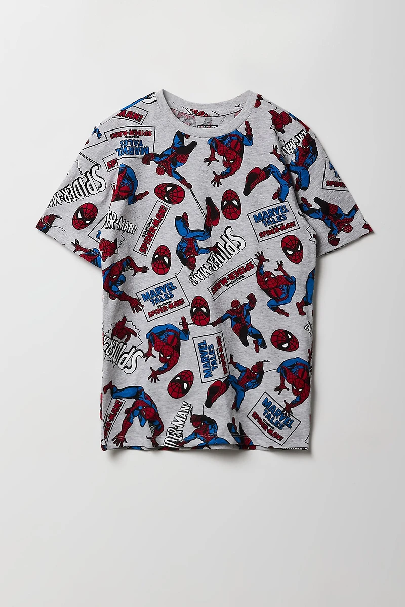 Kids Spider-Man Print T-Shirt