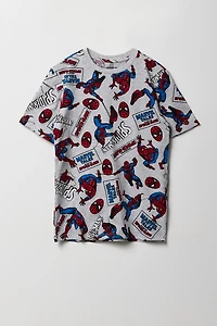 Kids Spider-Man Print T-Shirt