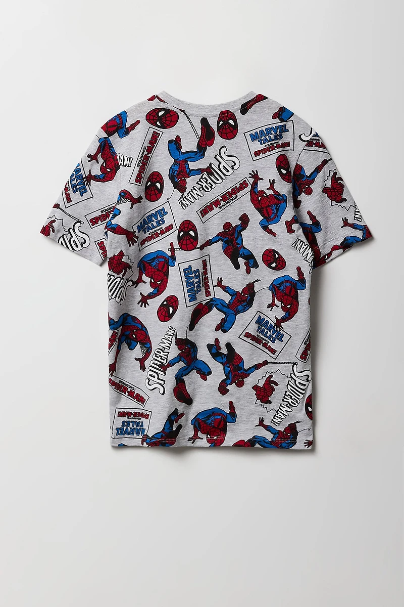 Kids Spider-Man Print T-Shirt