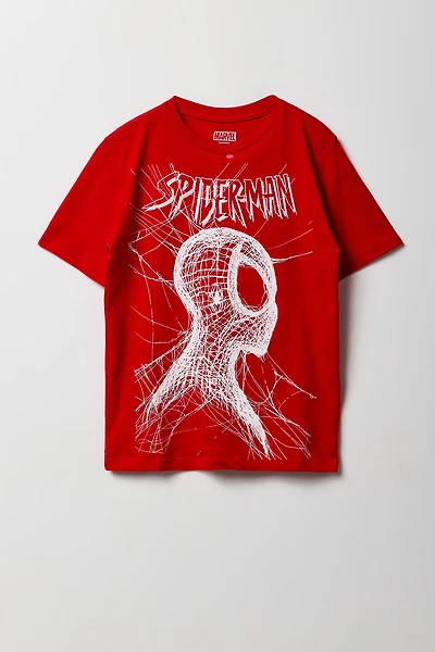 Kids Spider-Man Embroidered T-Shirt