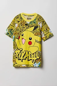 Kids Pikachu Print T-Shirt