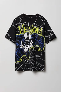 Kids Venom Print T-Shirt